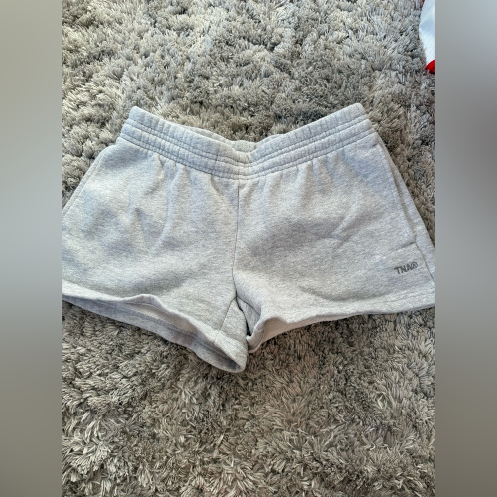 TNA Light Gray Athletic Shorts